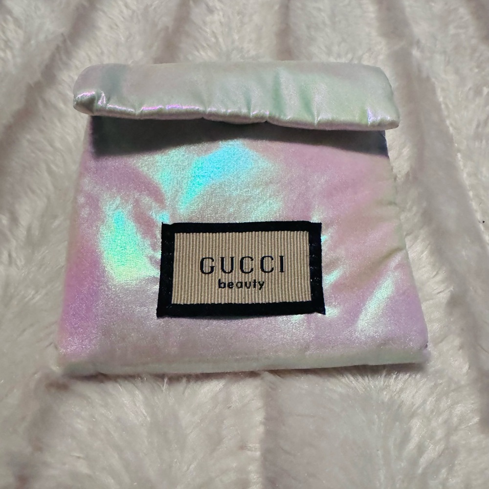 Gucci Mirror w/ Iridescent Beauty Pouch